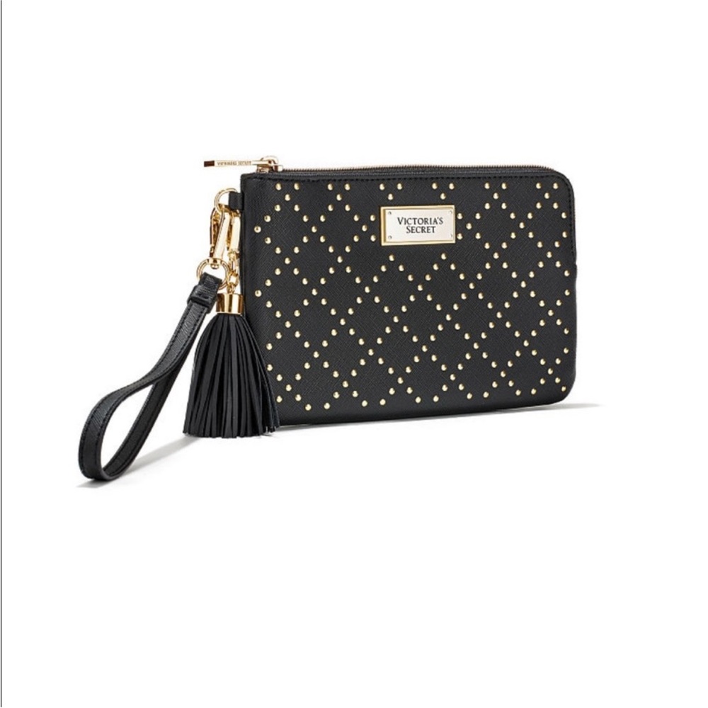 Victoria’s Secret Black Studded Wristlet